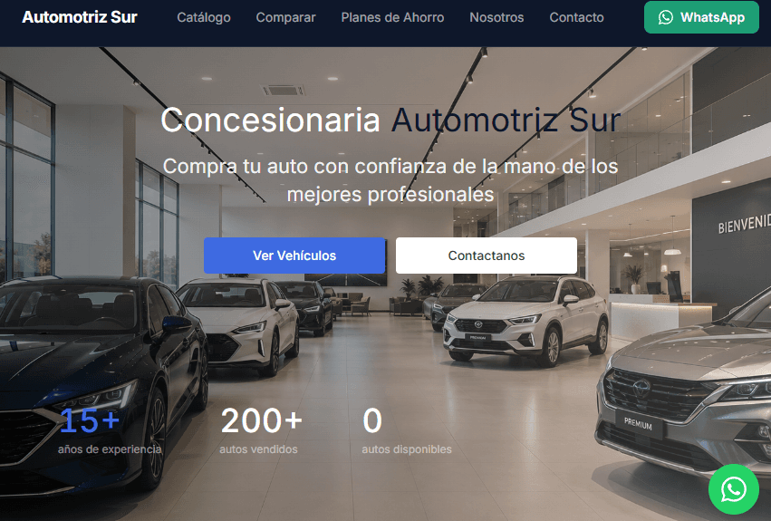 Web Dinamica para Venta de vehiculos